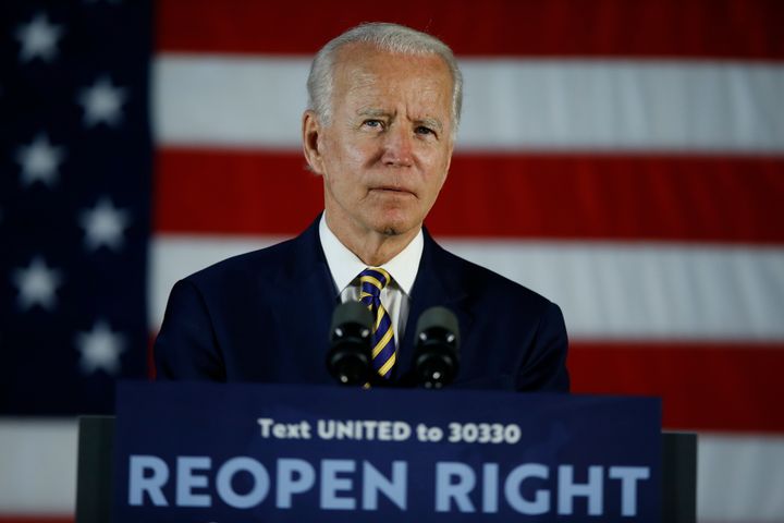 Democratic presidential candidate, former Vice President Joe Biden 
