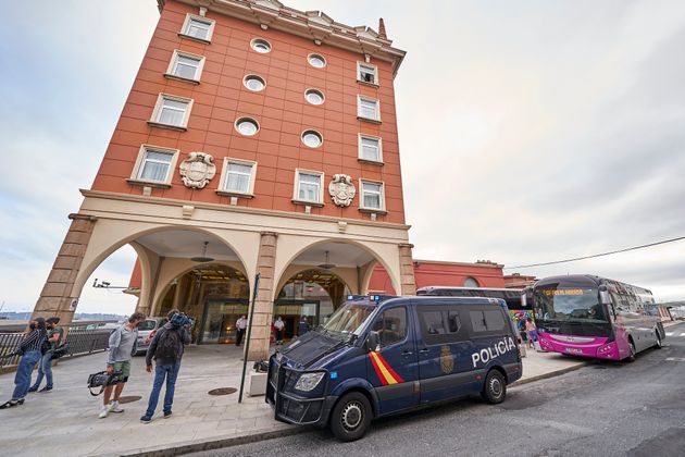 Hotel Finisterre, donde están recluidos los jugadores del Fuenlabrada tras dar positivo varios...