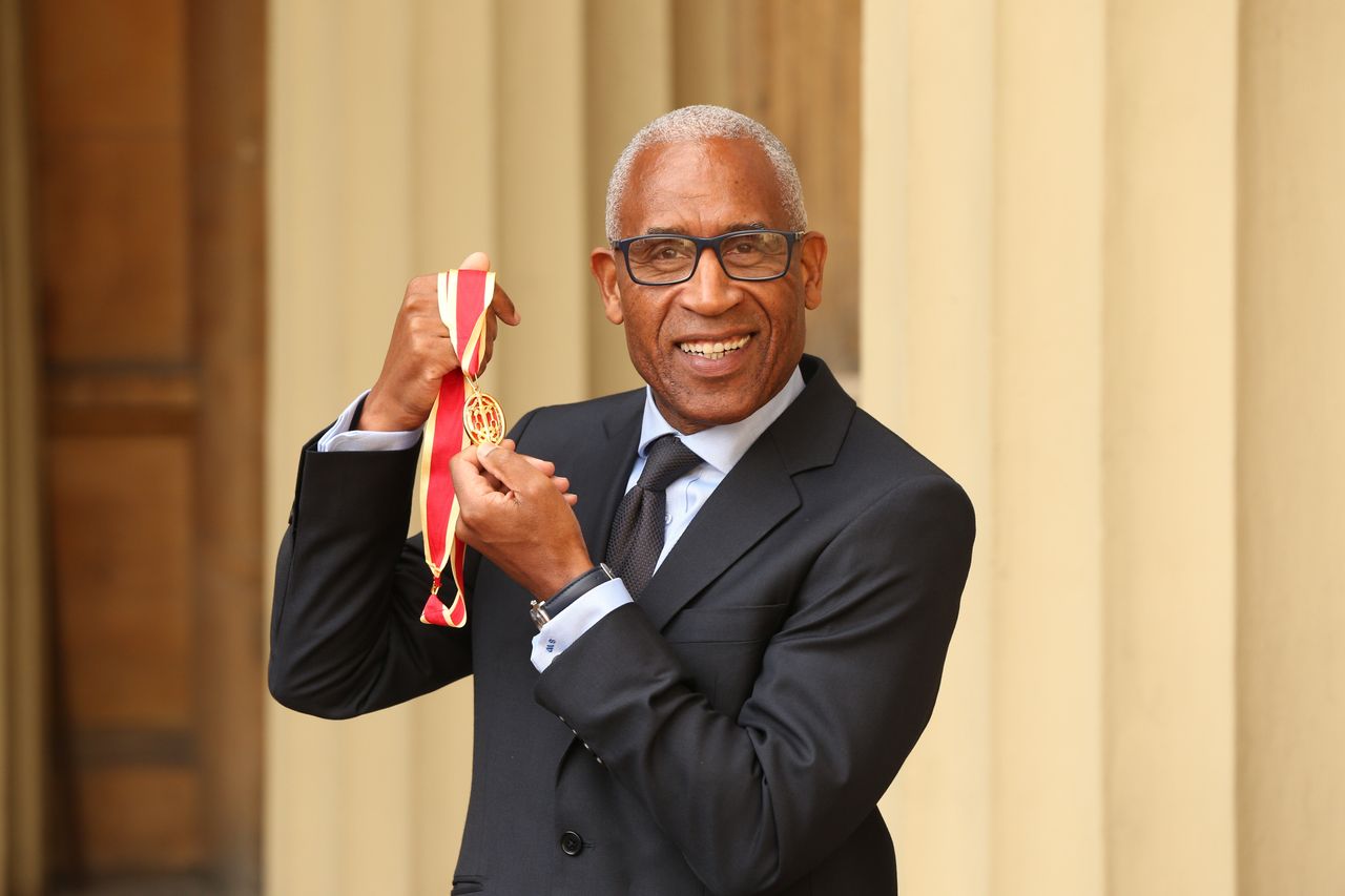 Sir Simon Woolley who received the Honour of Knighthood during an investiture ceremony at Buckingham Palace, London.