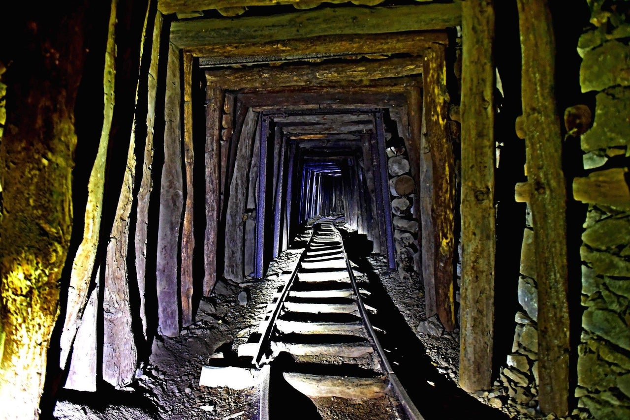 Μεταλλευτική στοά στα Βίλια Λαυρεωτικής (Vilia mine).