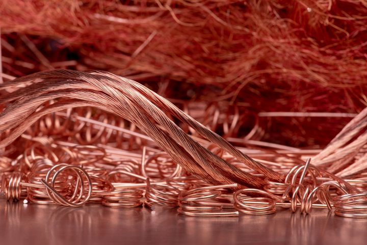 Copper wire recycling industry materials