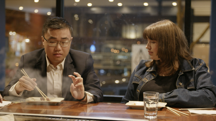 Kelvin on a date on Netflix's "Love on the Spectrum."
