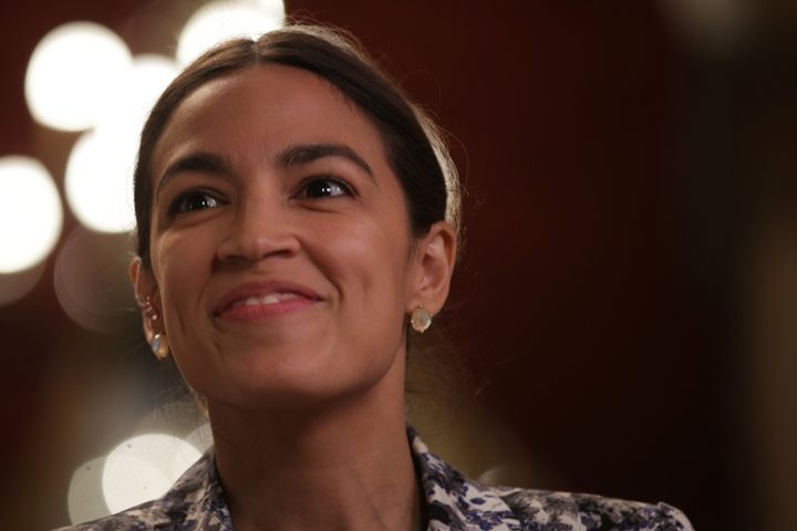 Rep. Alexandria Ocasio-Cortez (D-N.Y.) on June 27, 2019, at the Capitol in Washington.