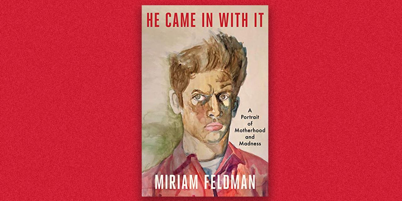 The cover of Miriam Feldman's new book, "He Came In With It: A Portrait of Motherhood and Madness," features a painting made by her son Nick when he was 16 years old. 