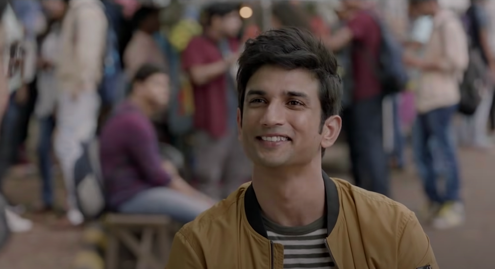 Sushant Singh Rajput in a still from 'Dil Bechara'.