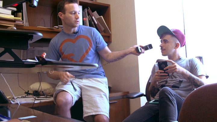 ACLU attorneys Josh Block (left) and Chase Strangio, who led the case against the Trump administration's ban on transgender s