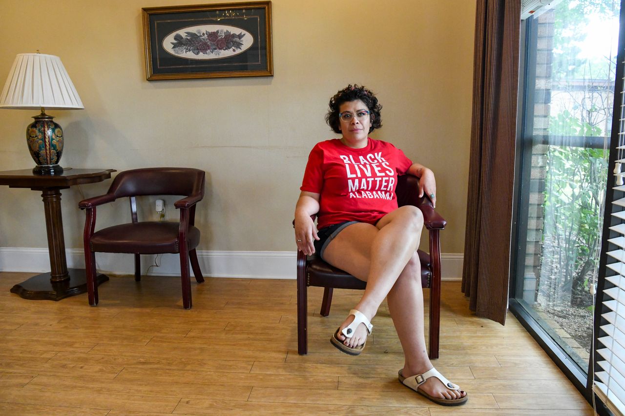 “You should have the choice to do whatever it is that you want to do, and you should be supported in that choice,” said Amanda Reyes, pictured above inside the West Alabama Women's Center.