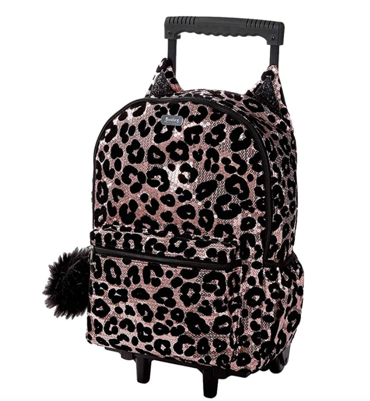 Justice best sale rolling backpack