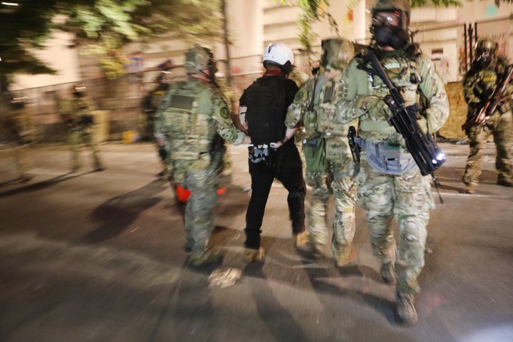 Federal law enforcement agents under the authority of the Department of Homeland Security have been arresting protesters, som