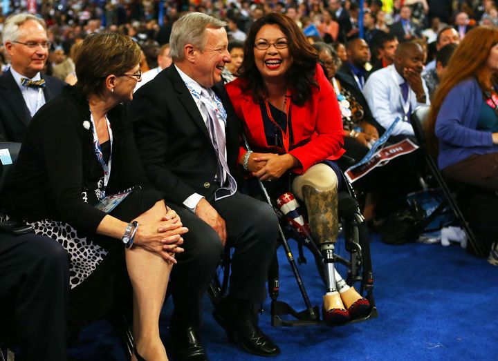 Illinois Sens. Dick Durbin and Tammy Duckworth, both Democrats, are usually strong advocates for women's reproductive rights.