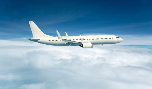 3D illustration of a commercial Aircraft