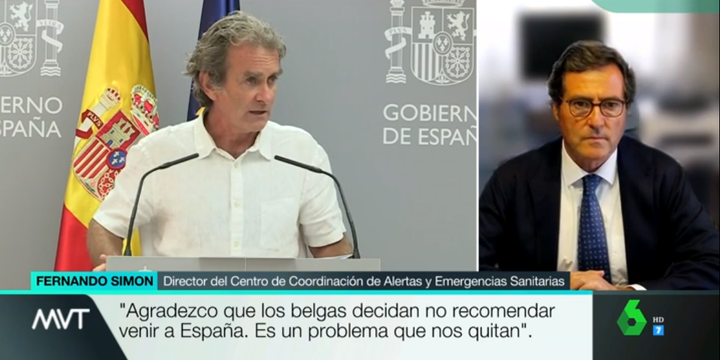 Antonio Garamendi en 'Más Vale Tarde'.