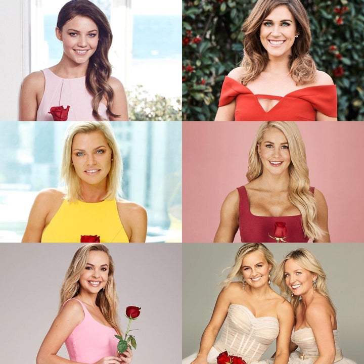 All of 'The Bachelorette Australia' stars to date: Sam Frost, Georgia Love, Sophie Monk, Ali Oetjen, Angie Kent, and Elly and Becky Miles.