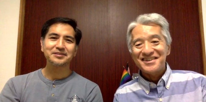 オンラインでの取材に応じる、伊藤悟さん(右)と簗瀬竜太さん。