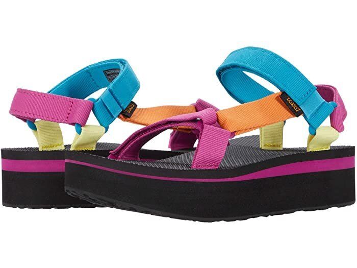 A pair of sandals for the "camp counselor" look 