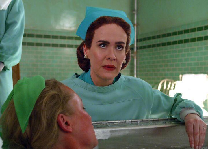Sarah Paulson as Nurse Ratched in Netflix's "Ratched." 