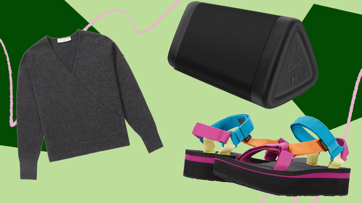 A portable speaker to take anywhere, a cashmere sweater on sale and sandals for the "camp counselor" look — these were a few of HuffPost readers’ favorite things in July.