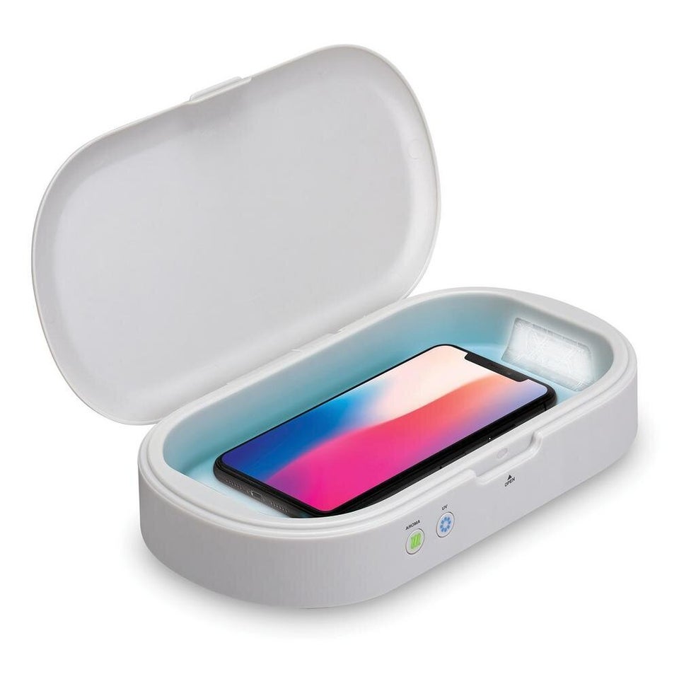 UV Lights Phone Sanitizer Box, Wireless Charging with Aroma Diffuser U