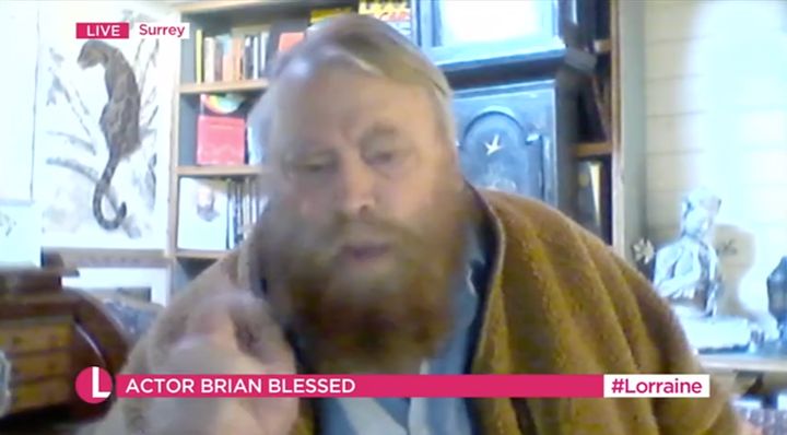 Brian Blessed on Thursday's Lorraine