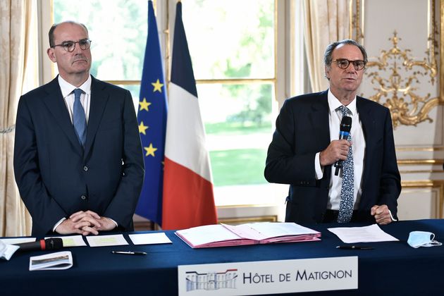 Jean Castex et Renaud Muselier, ici à l'hôtel Matignon à Paris, le 30 juillet
