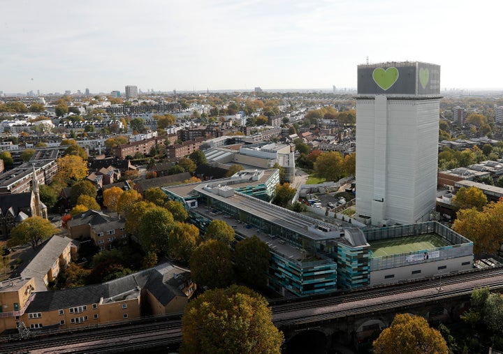 The Grenfell Tower in London pictured in October of last year.