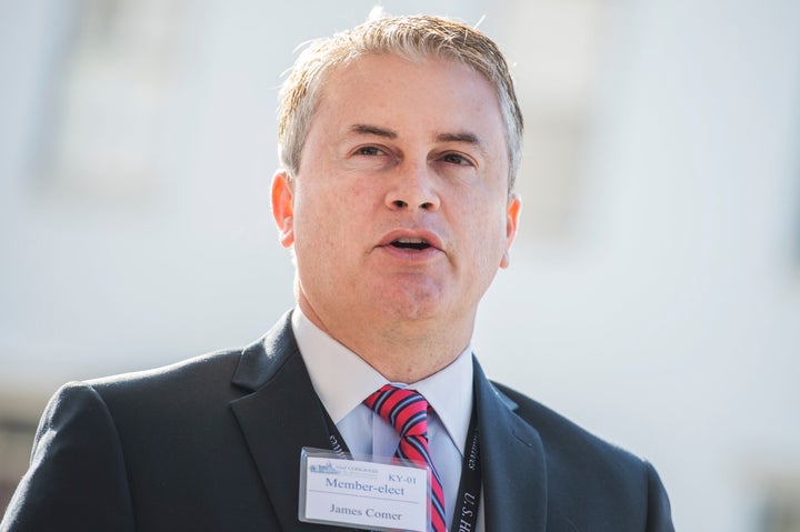 Rep. James Comer of Kentucky is one of many Republicans opposed to continuing an extra $600 a week in aid to the unemployed during the coronavirus pandemic. Many of his House GOP colleagues oppose any extra aid, though Comer may be willing to compromise on that.