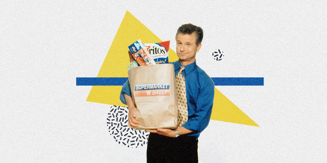 David Ruprecht began hosting "Supermarket Sweep" in 1990.