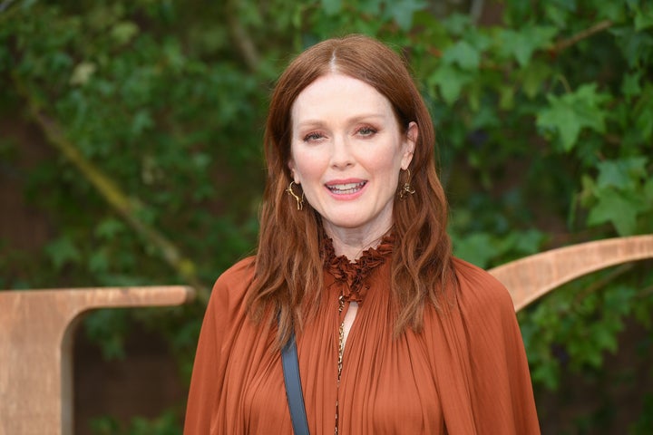 Julianne Moore at Paris Fashion Week in September 2019.