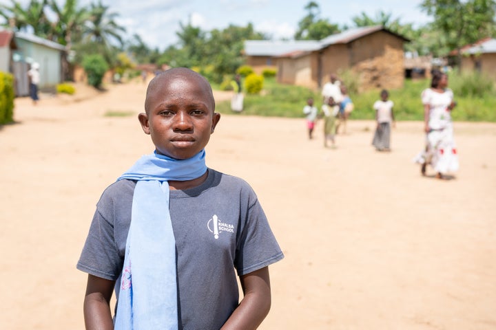 Masika, 12, is an orphan of war in eastern DRC. 