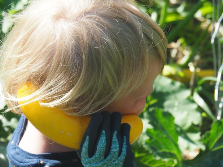 Hello? Yes? It's me, zucchini head!