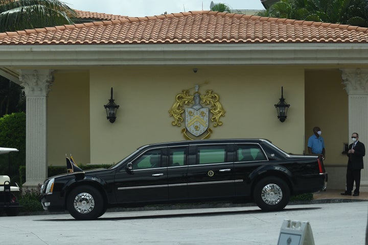 A planned gathering this weekend at the Trump National Doral resort (seen here) in Miami that would benefit President Donald