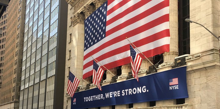 A scene from the Financial District of Lower Manhattan on July 12.