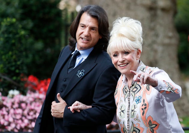 Barbra Windsor with her husband Scott Mitchel, pictured in September 2019