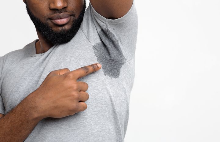 You likely know from experience that gray is one of the colors that shows sweat the most.