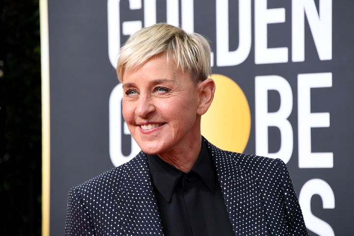 DeGeneres attends the 77th Annual Golden Globe Awards at The Beverly Hilton Hotel on Jan. 5. 