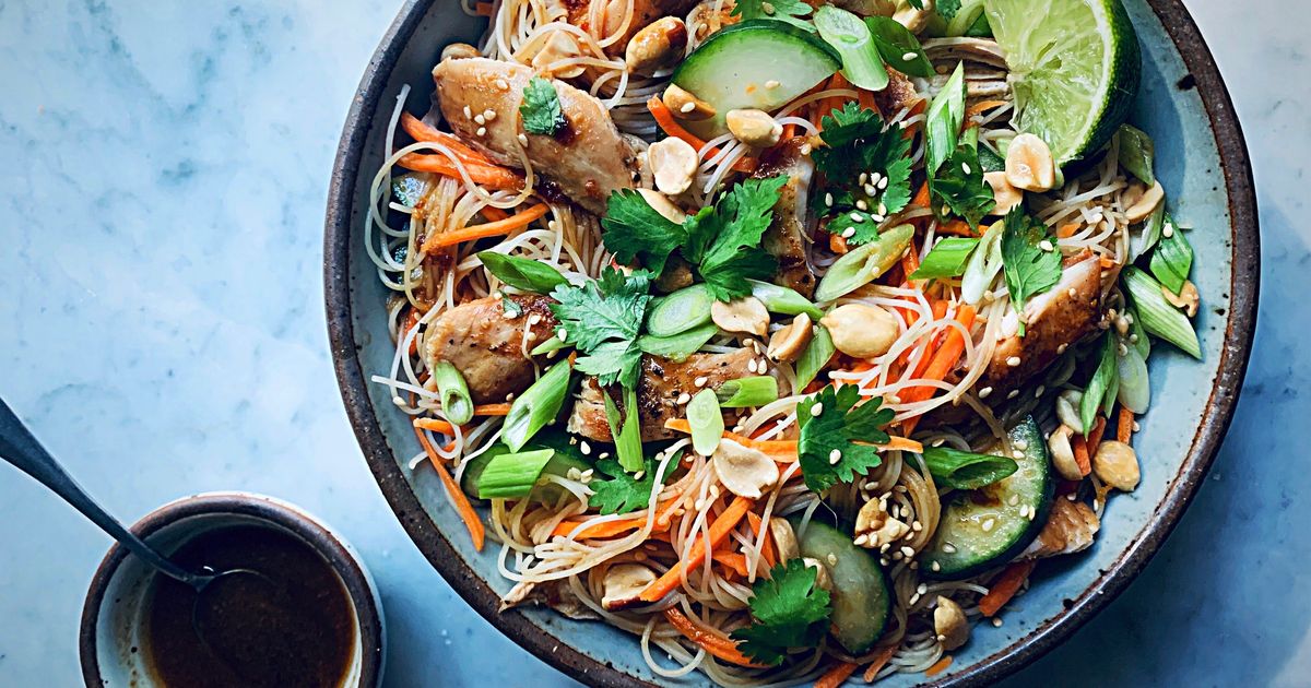 No-Cook Sesame Rice Noodle Salad, For When It’s Too Hot To Cook