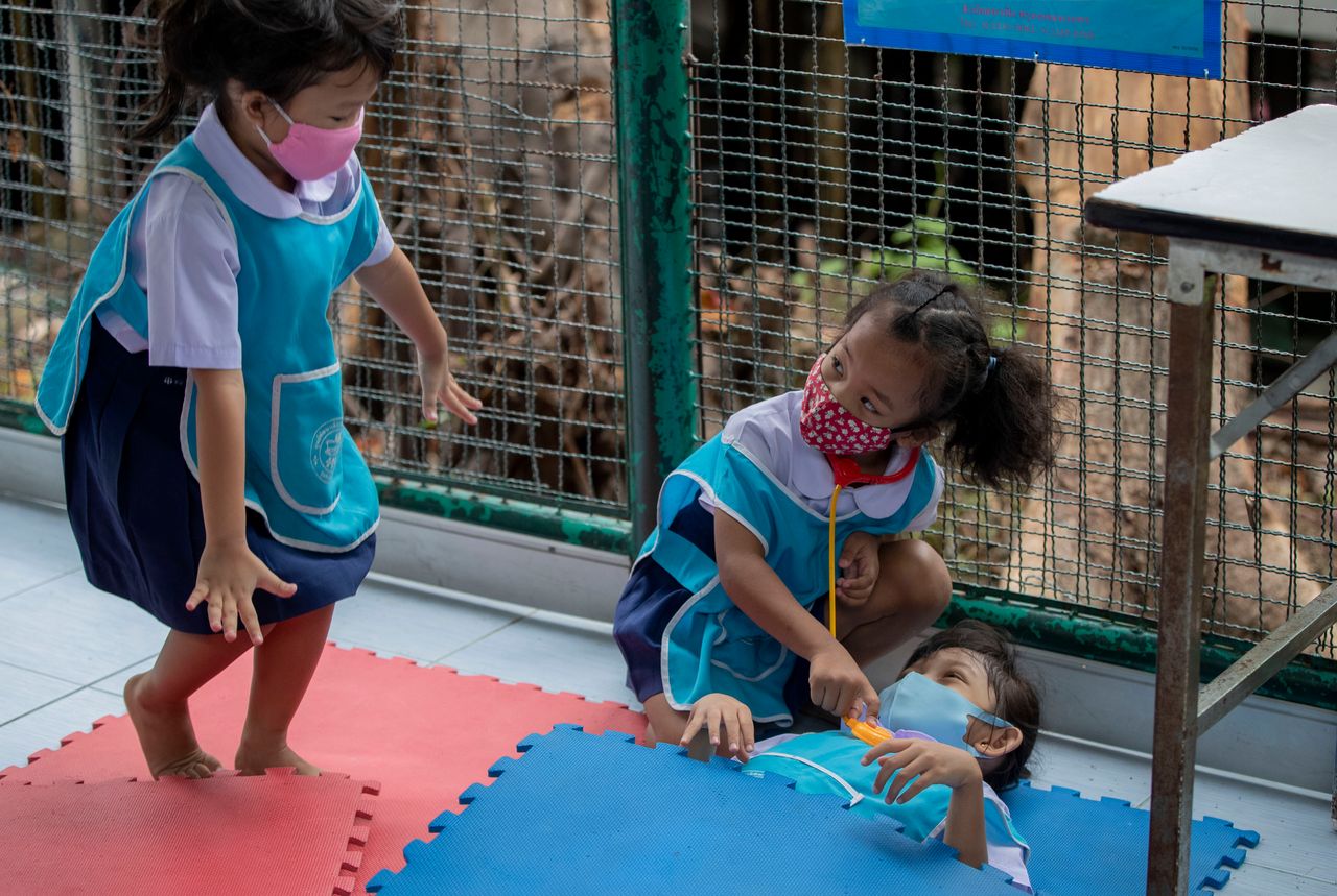 Παιδικός σταθμός στην Ταϊλάνδη. 