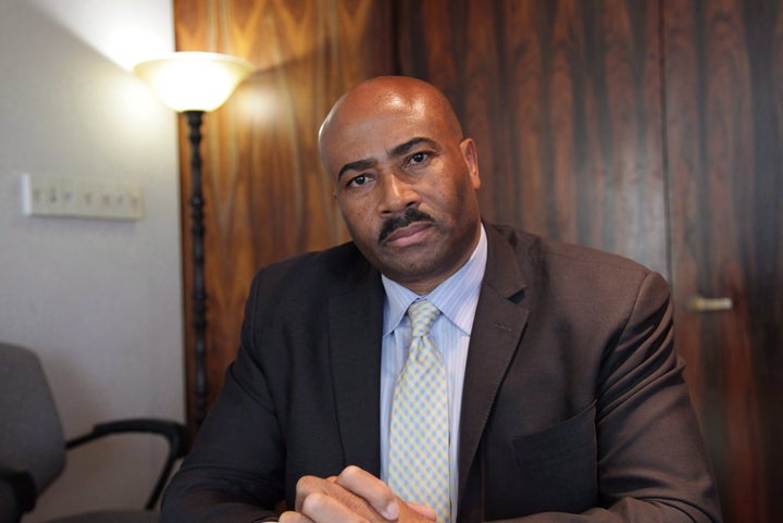 Senator Don Meredith seen during an interview in Toronto on March 16, 2017.
