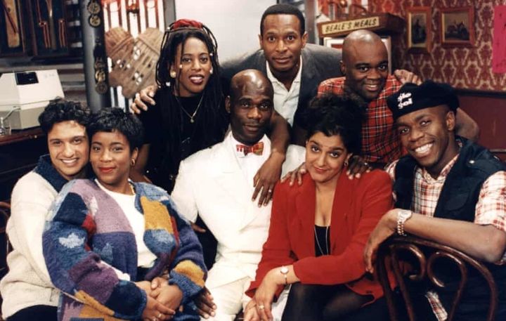 The cast of The Real McCoy.