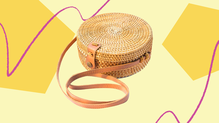 Would Recommend: An Amazon Rattan Bag Our Editor Can't Stop Raving About 1 This <a href="https://amzn.to/2X7vZCR" target="_blank" rel="nofollow noopener noreferrer">handwoven rattan crossbody bag from Amazon</a> is one of our shopping editor's favorite Amazon purchases of the year. 