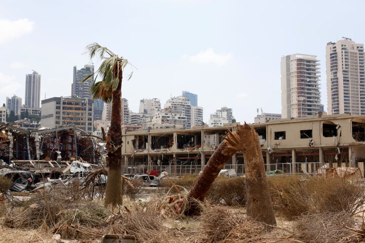 Dommages causés au port de Beyrouth