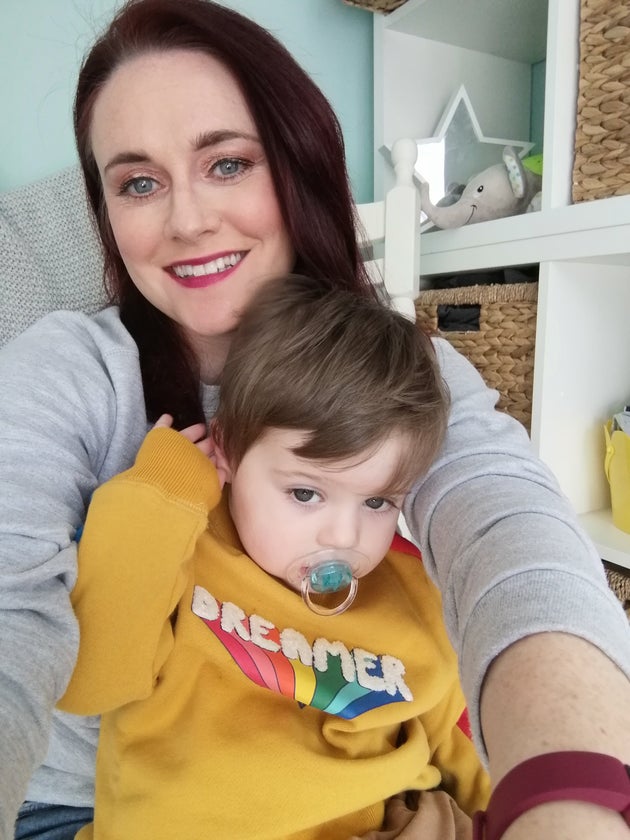Davina Gordon and her son, Sonny.