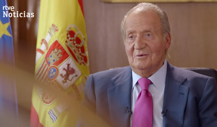Juan Carlos I, durante la entrevista del documental 'Yo, Juan Carlos I, Rey de España'.
