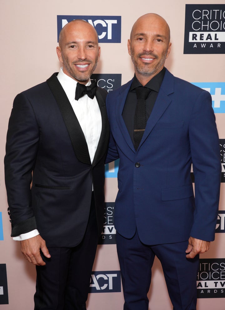 Jason Oppenheim (left) with brother Brett