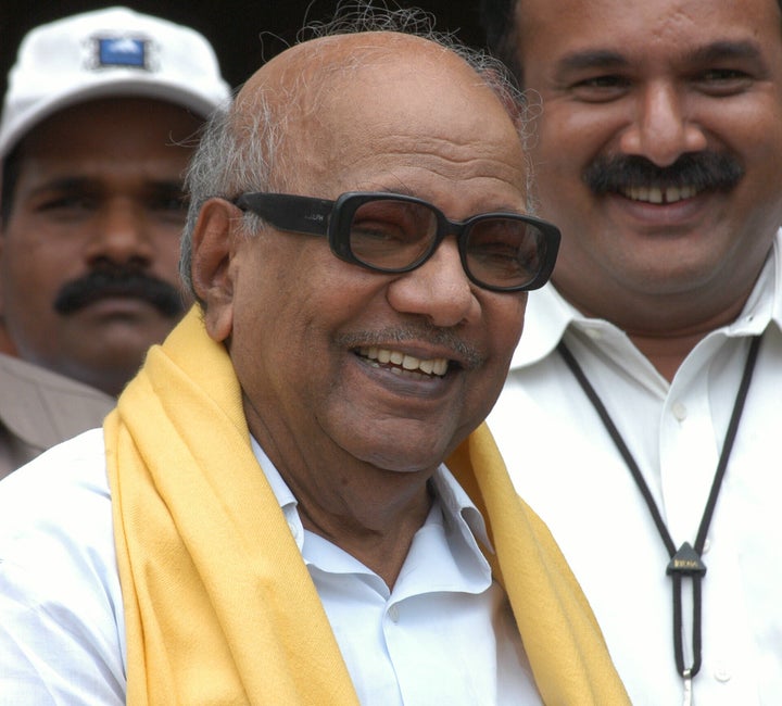 A file photo of M. Karunanidhi, who died on 7 August, 2018.