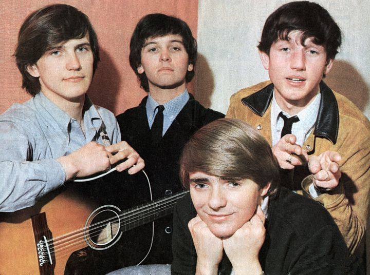 Wayne Fontana (far left) with his former band The Mindbenders in the 1960s
