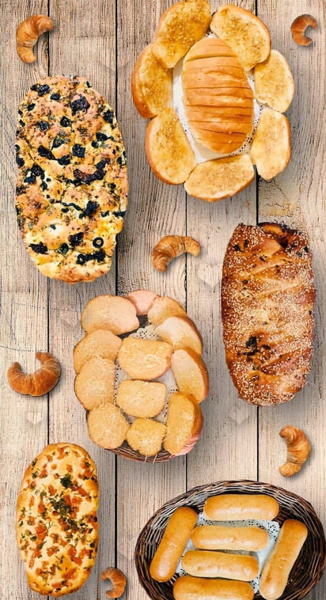 Assortment of breads