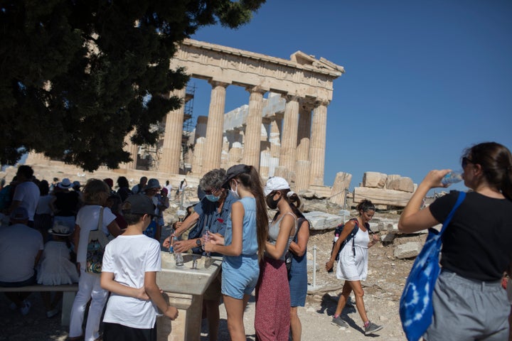  (AP Photo/Petros Giannakouris)