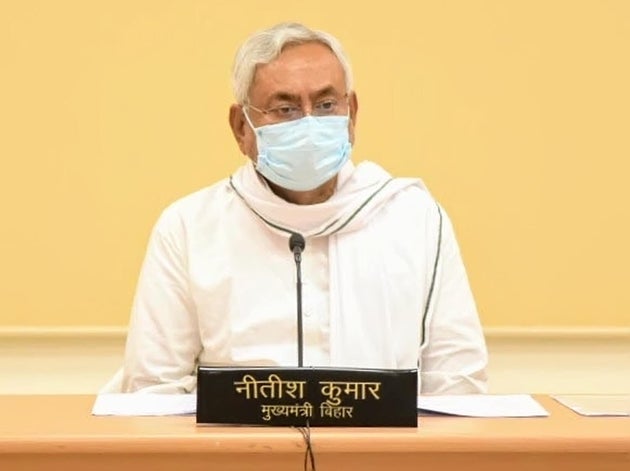 Bihar Chief Minister Nitish Kumar attends the inauguration of the Gandhi Setu Bridge over the river Ganga...