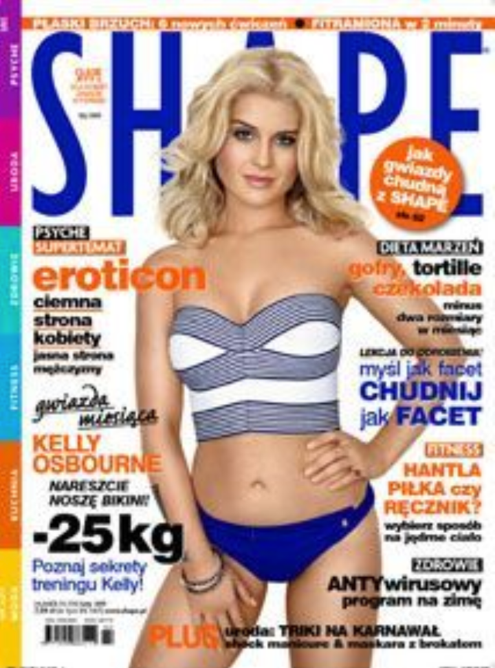 Kelly Osbourne, en la revista 'Shape' en 2011.